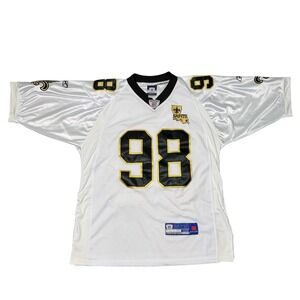 New Orleans Saints Sedrick Ellis Authentic Reebok NFL Jersey 98 Men's Size 50